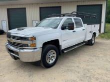 2017 Chevrolet Silverado 2500 4X4 Pickup Truck (Diesel), VIN # 1GB4KYCY9HF194567