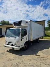 2017 Isuzu NPR Reefer Truck, VIN # JALC4W161H7000081