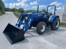 New Holland Workmaster 75 4x4 Tractor with Front End Loader