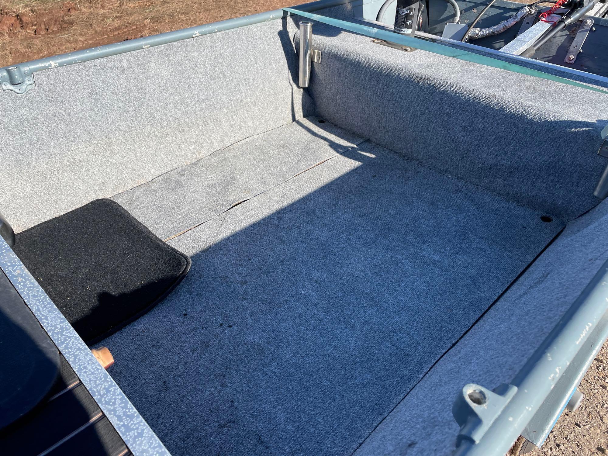 Flat Bottom Boat w/ Trailer