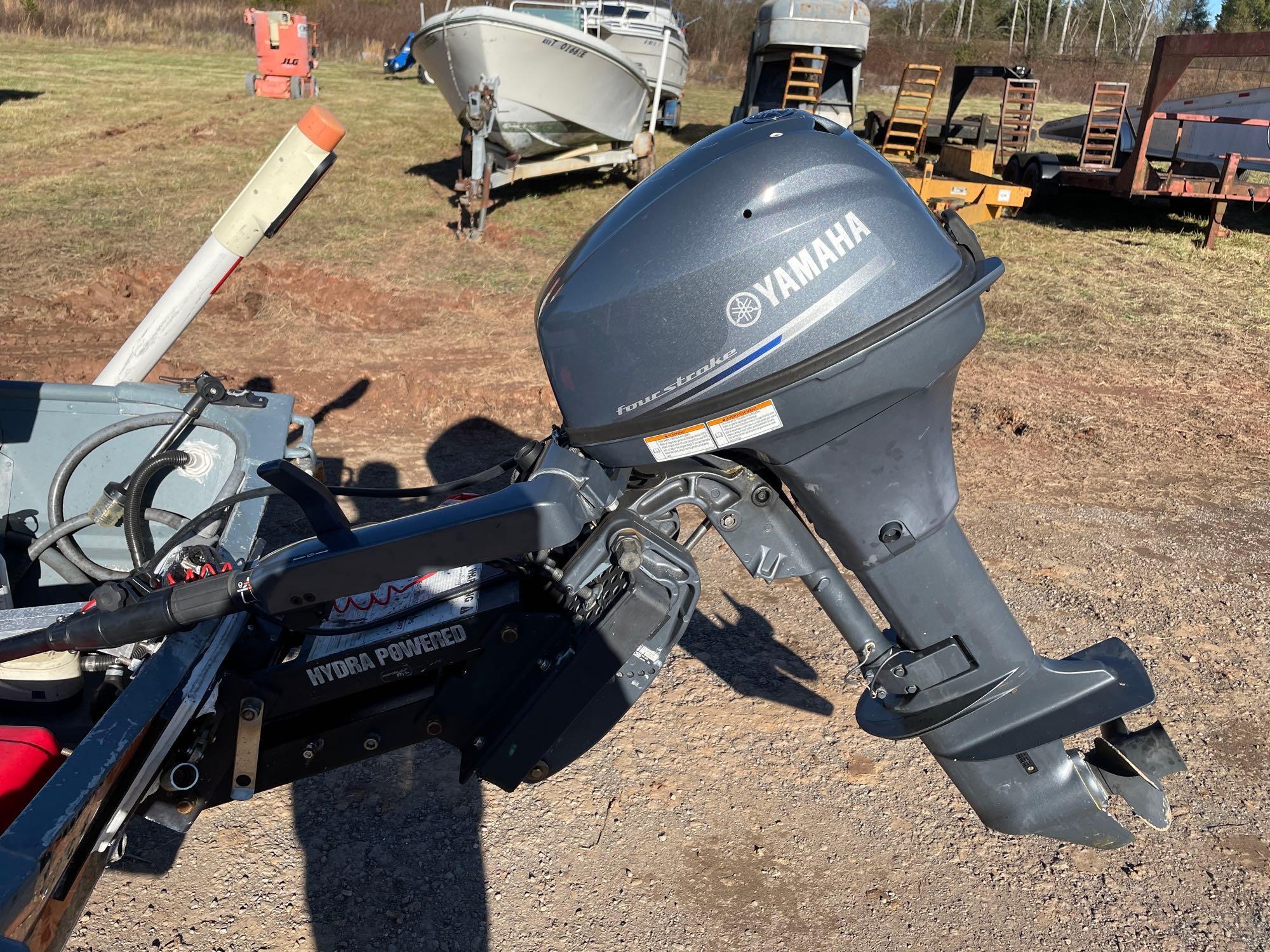 Flat Bottom Boat w/ Trailer