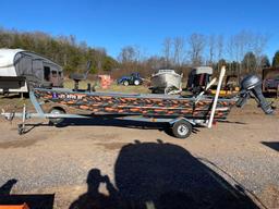 Flat Bottom Boat w/ Trailer