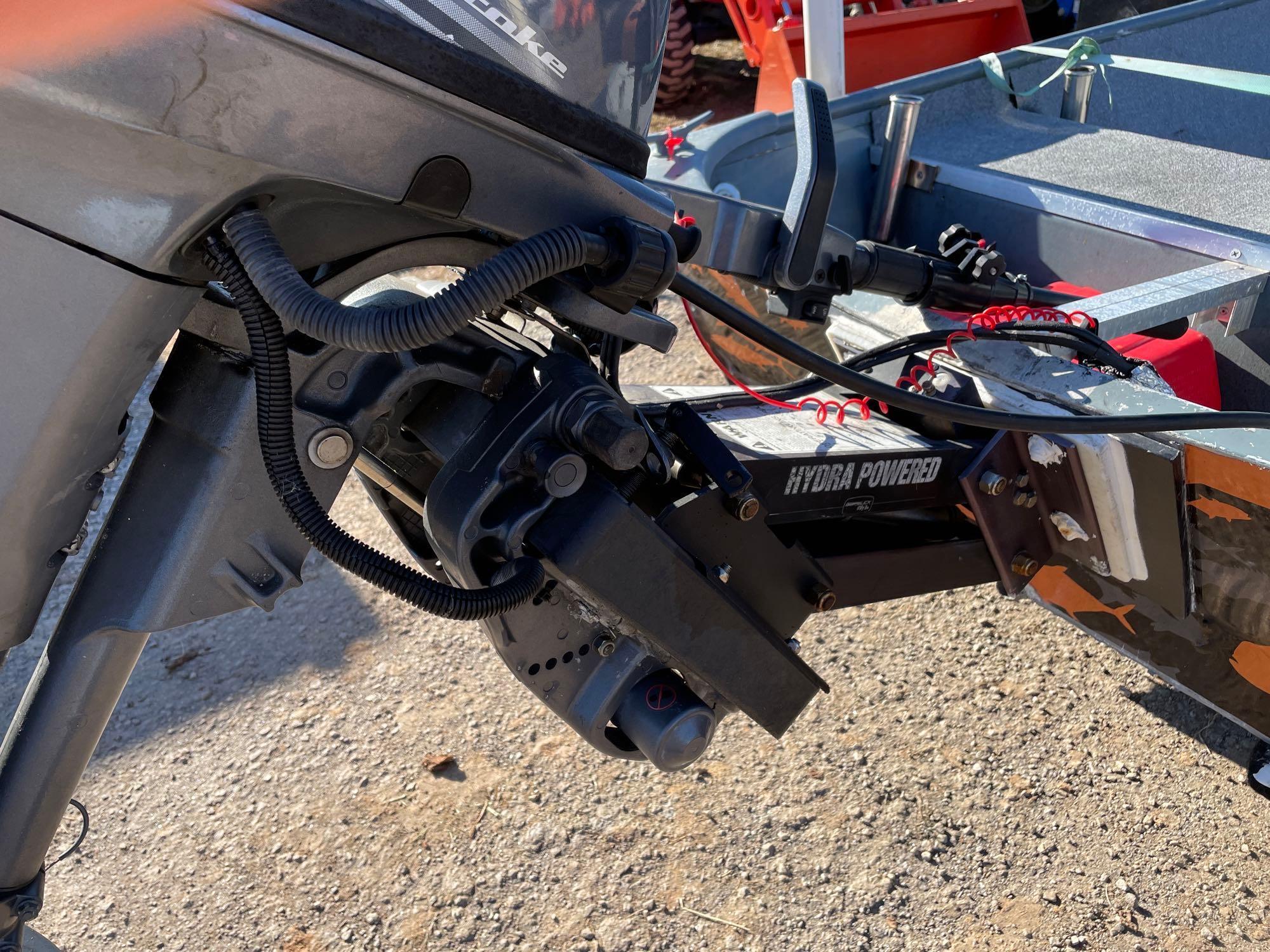 Flat Bottom Boat w/ Trailer