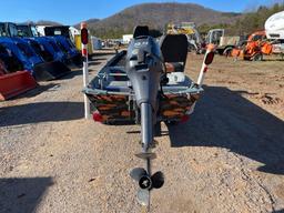 Flat Bottom Boat w/ Trailer