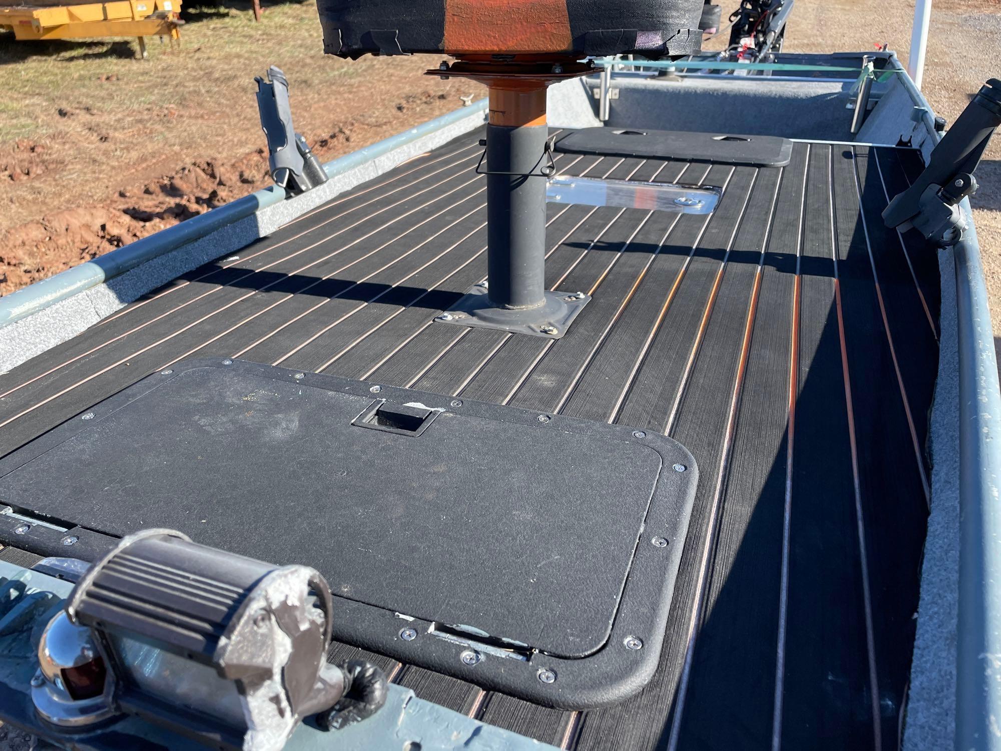 Flat Bottom Boat w/ Trailer