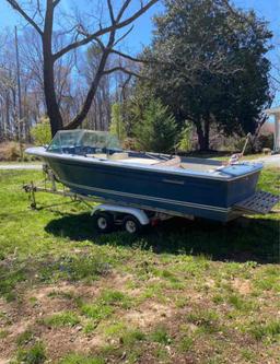 1965 Correct Craft Wildcat Boat and Trailer