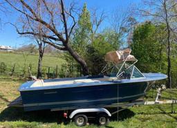 1965 Correct Craft Wildcat Boat and Trailer