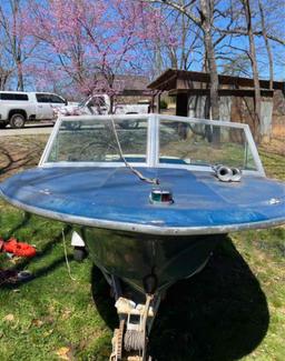 1965 Correct Craft Wildcat Boat and Trailer