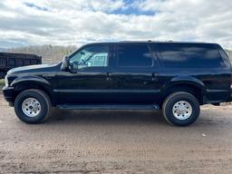 2001 Ford Excursion 4x4 (MPV), VIN # 1FMNU41S51EB45830