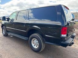 2001 Ford Excursion 4x4 (MPV), VIN # 1FMNU41S51EB45830
