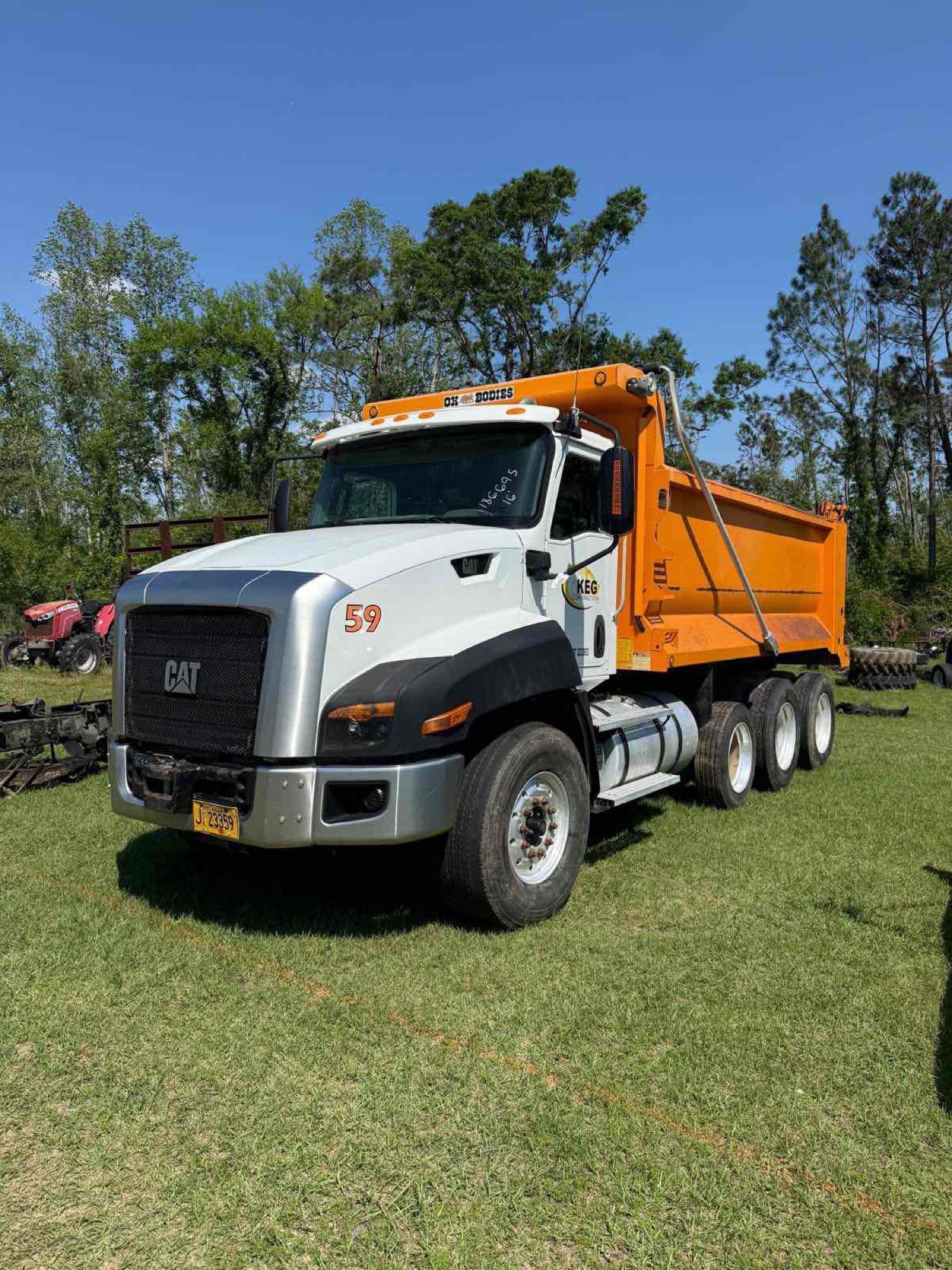 INOP/NON RUNNING 2016 CAT CT660 Truck, VIN # 3HTJGTKT6GN292959