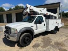 2005 Ford F-550 Bucket Truck, VIN # 1FDAF56P45EB88239