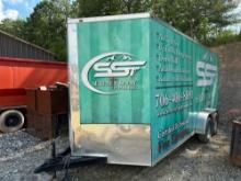 7x16 Enclosed Spray Foam Trailer