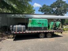 2017 DB800XL Dual Dustless Blaster Trailer with Rotair 425CFM Compressor