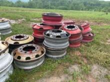 Pallet of (15) 10 Lug Misc Wheels