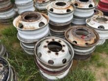 Pallet of (11) 10 Lug Misc Wheels