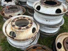Pallet of (5) 8 Lug Misc Wheels