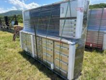 New/Unused 9.5ft 30 Drawer 2 Cabinet Workbench