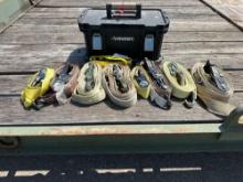 Husky Toolbox with Misc. Straps