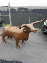 BBQ Longhorn Bull Smoker