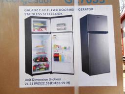 99-307 NEW Galanz 7.6 CF Refrigerator