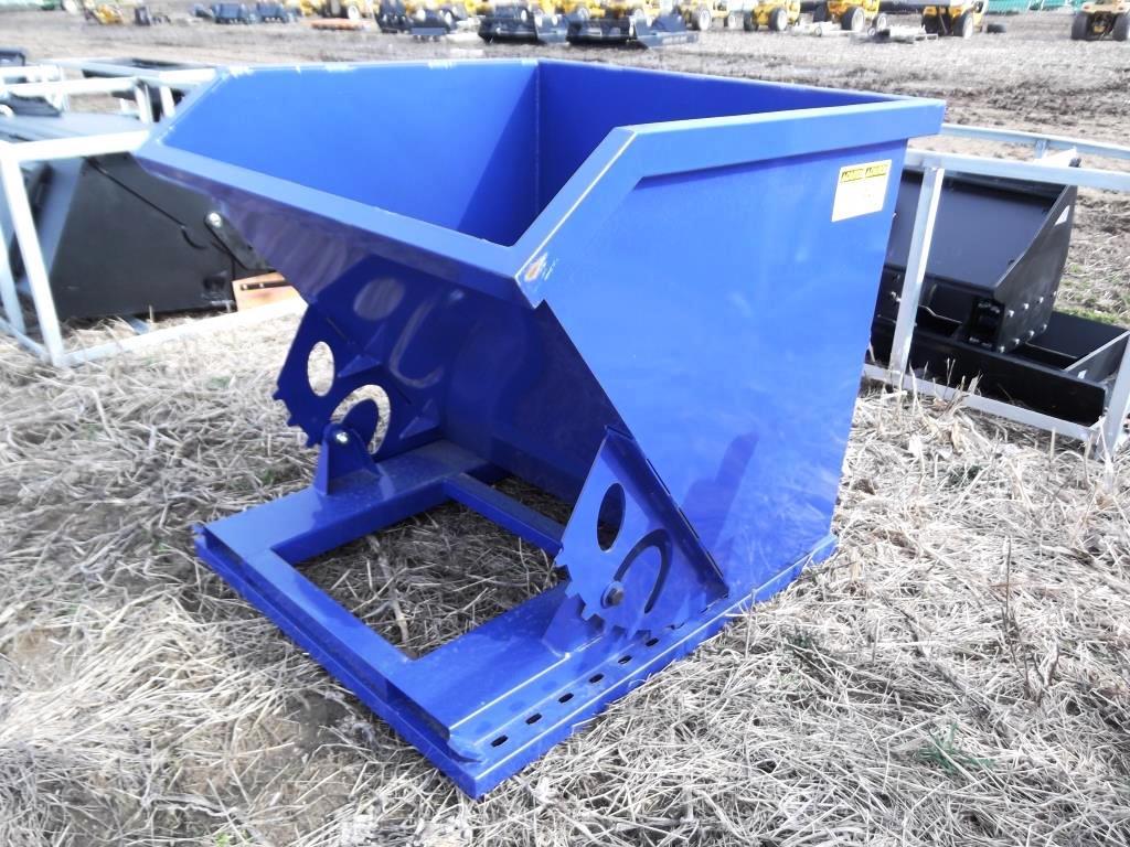118-4 NEW Skid Steer Dumping Hopper