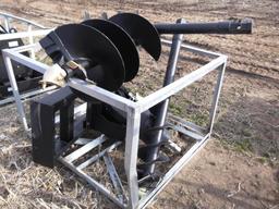 118-38 NEW Skid Steer Auger w/ 3 Bits