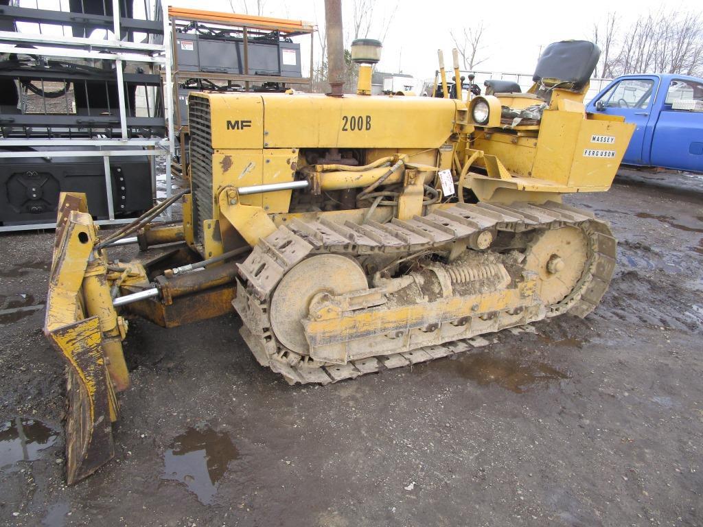 103-1 Massey Ferguson 200B Dozer w/ Root Rake