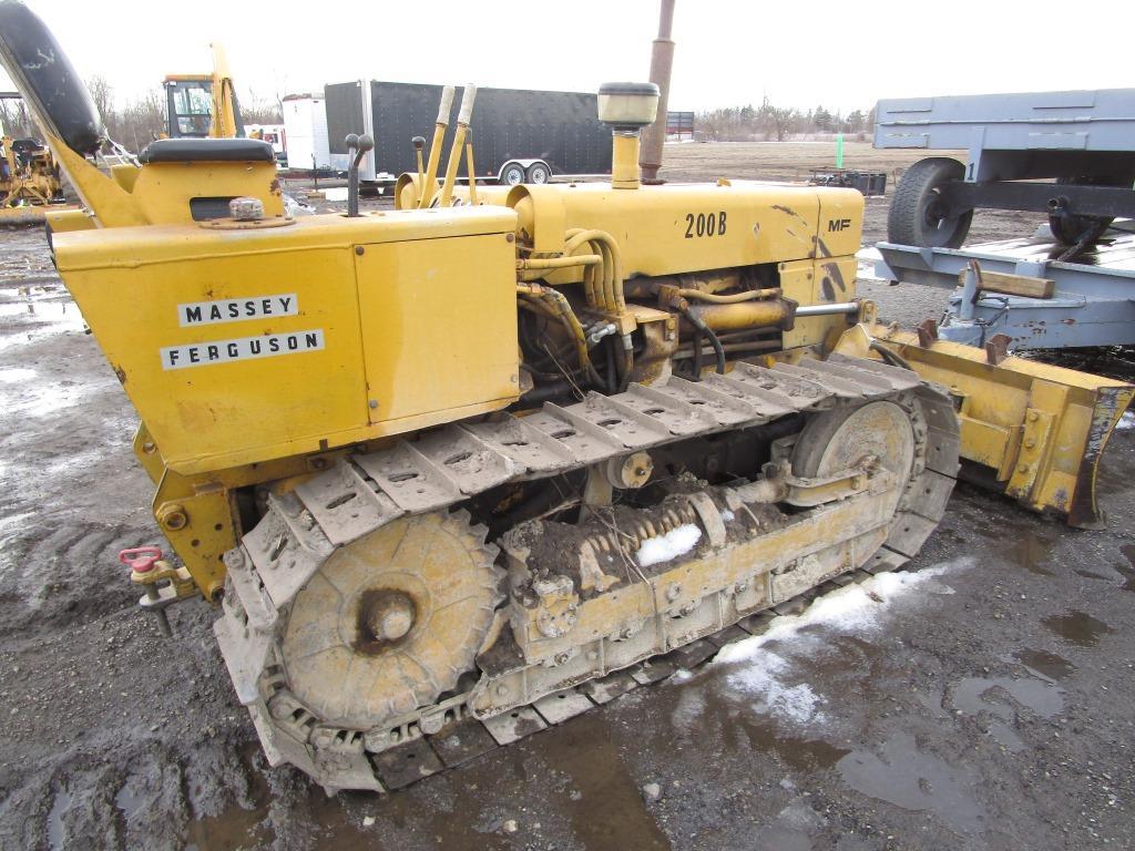 103-1 Massey Ferguson 200B Dozer w/ Root Rake