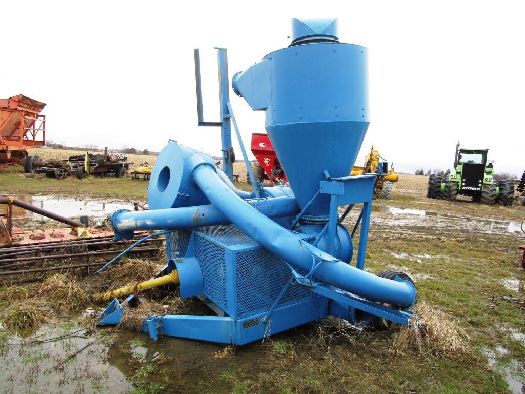 145-17 Dunbar 6" 2 Stage Grain Vac - Needs Air-Lock Rebuild