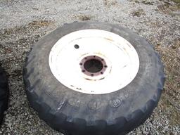 201-6 Lot of (4) Goodyear Dynatorque 385/85R34 and Rims