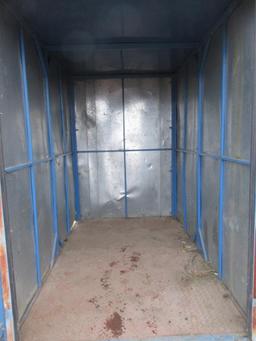111-3 Metal Container 8'L x 5'W x 7.5'H