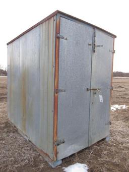 111-3 Metal Container 8'L x 5'W x 7.5'H