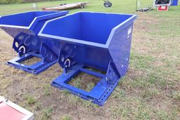 127-82 NEW Forklift Dumping Scrap Hopper