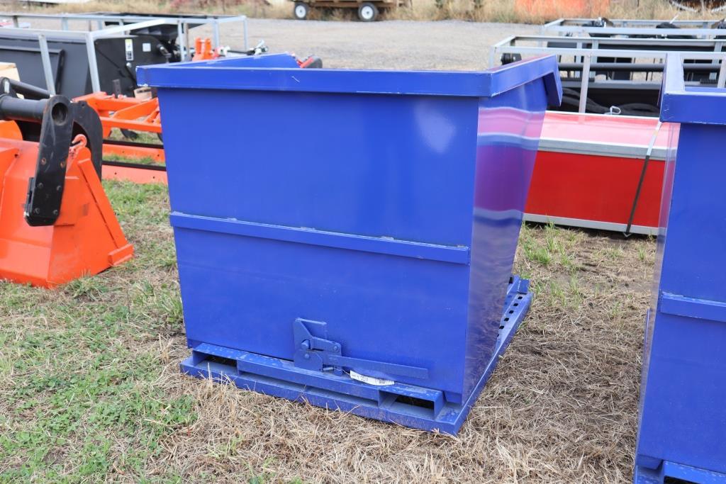127-82 NEW Forklift Dumping Scrap Hopper