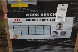 127-52 NEW Stainless Steel 10' 18 Drawer Toolbox