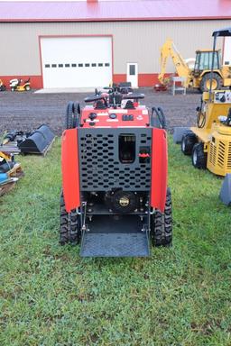 130-4 NEW EGN EG360 Mini Tracked Stand On Skid Steer w/ Bucket