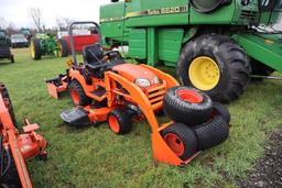 227-1 Kubota BX2660 - 4wd, Loader, Mower, Quick Hitch - ONLY 654 Hours
