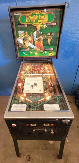 1985 Bally Midway Eight ball Champ pinball machine