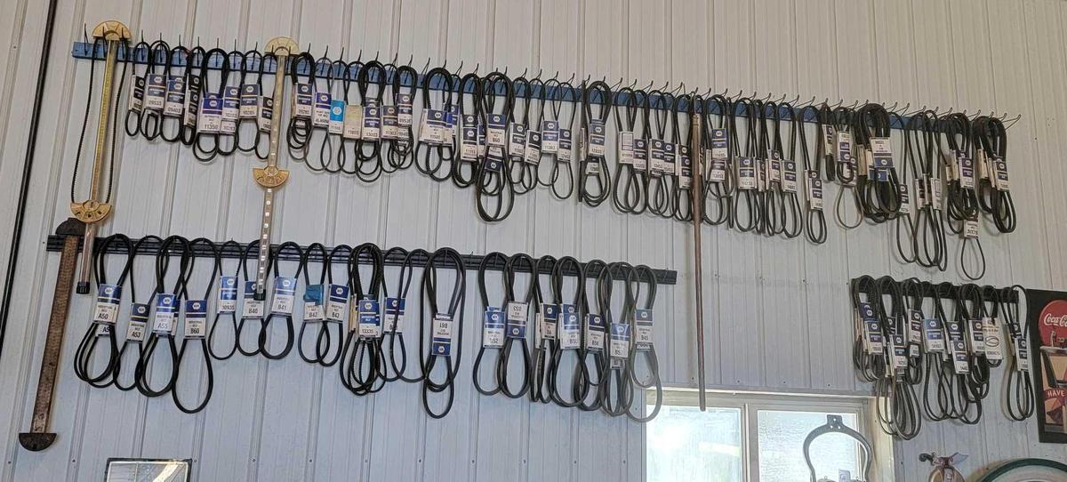 Shop Inventory of new old stock Napa belts