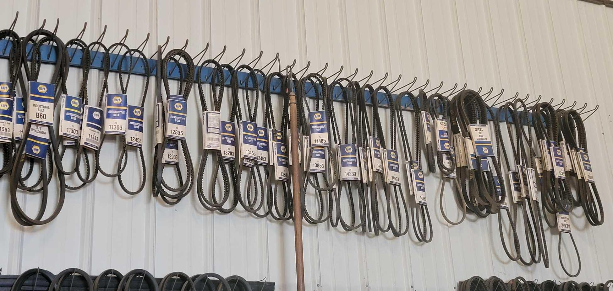 Shop Inventory of new old stock Napa belts