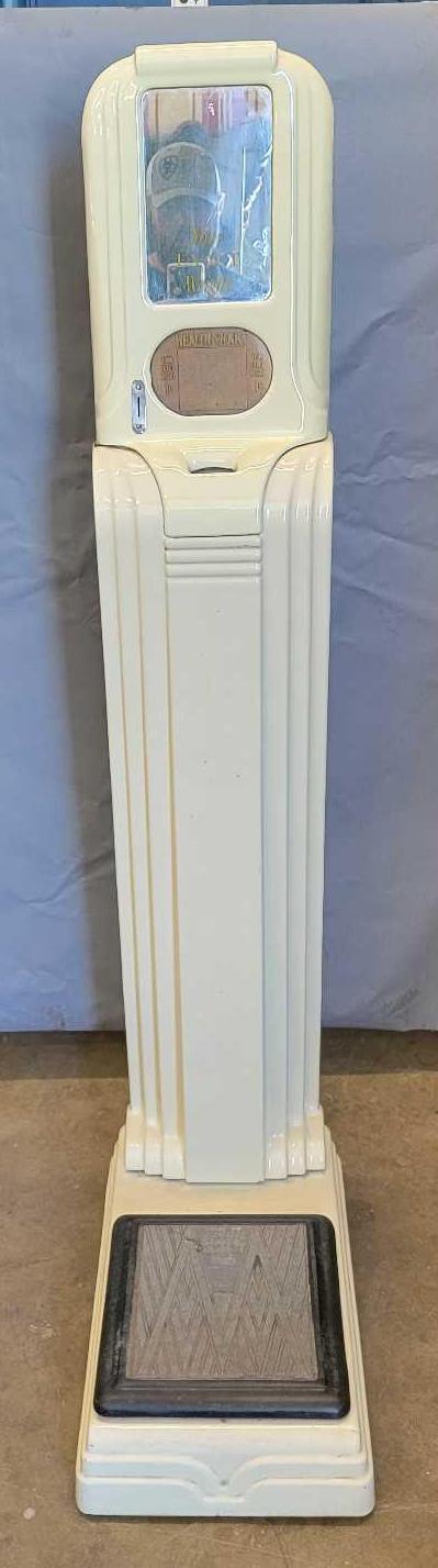 Vintage penny scale Your Exact Weight