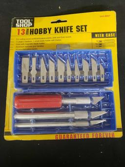 TOOL SHOP 13 piece Hobby Knife Set