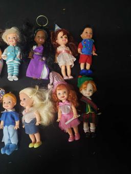 Assortment of miniature Dolls 4" tall