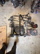 Push mower, weedeaters, edger
