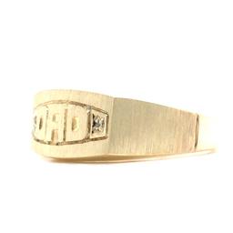 10k Yellow Gold Diamond DAD Ring Band