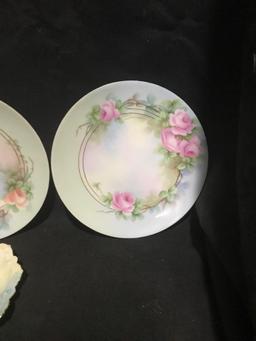 Various Floral Plates