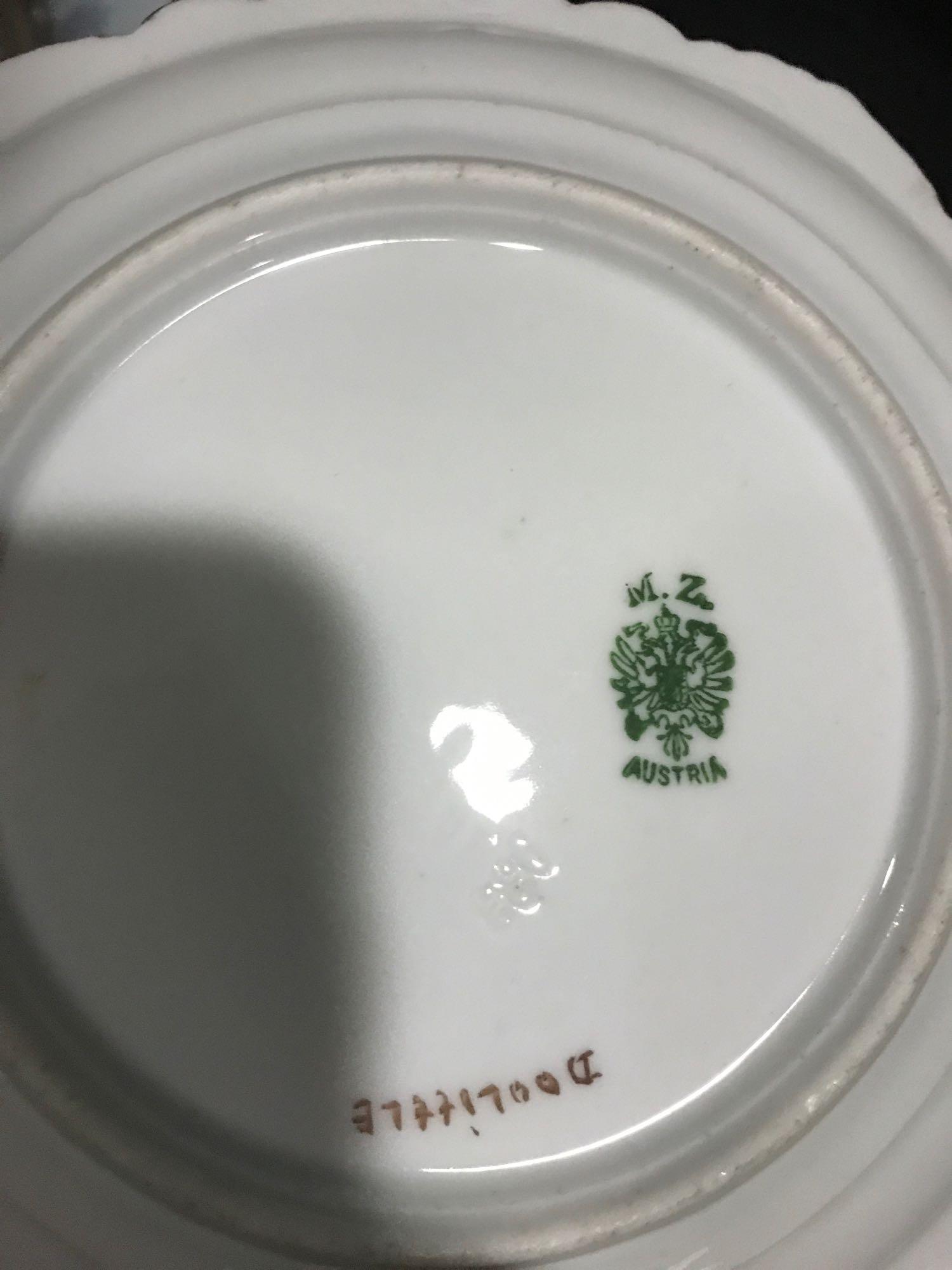 Various Floral Plates