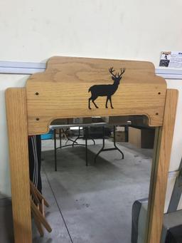 Solid Oak Mirror