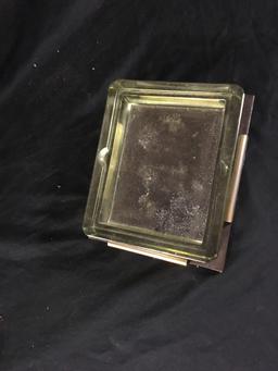 Depression Glass Ash Tray With Stand